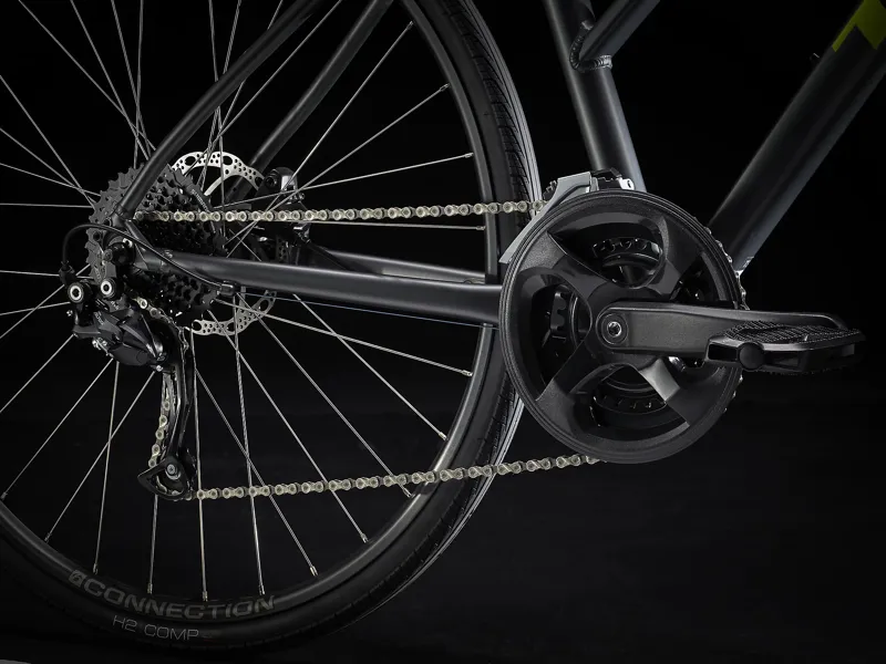 TREK FX 2 Disc Stagger Hybrid Bike in Lithium Grey-4